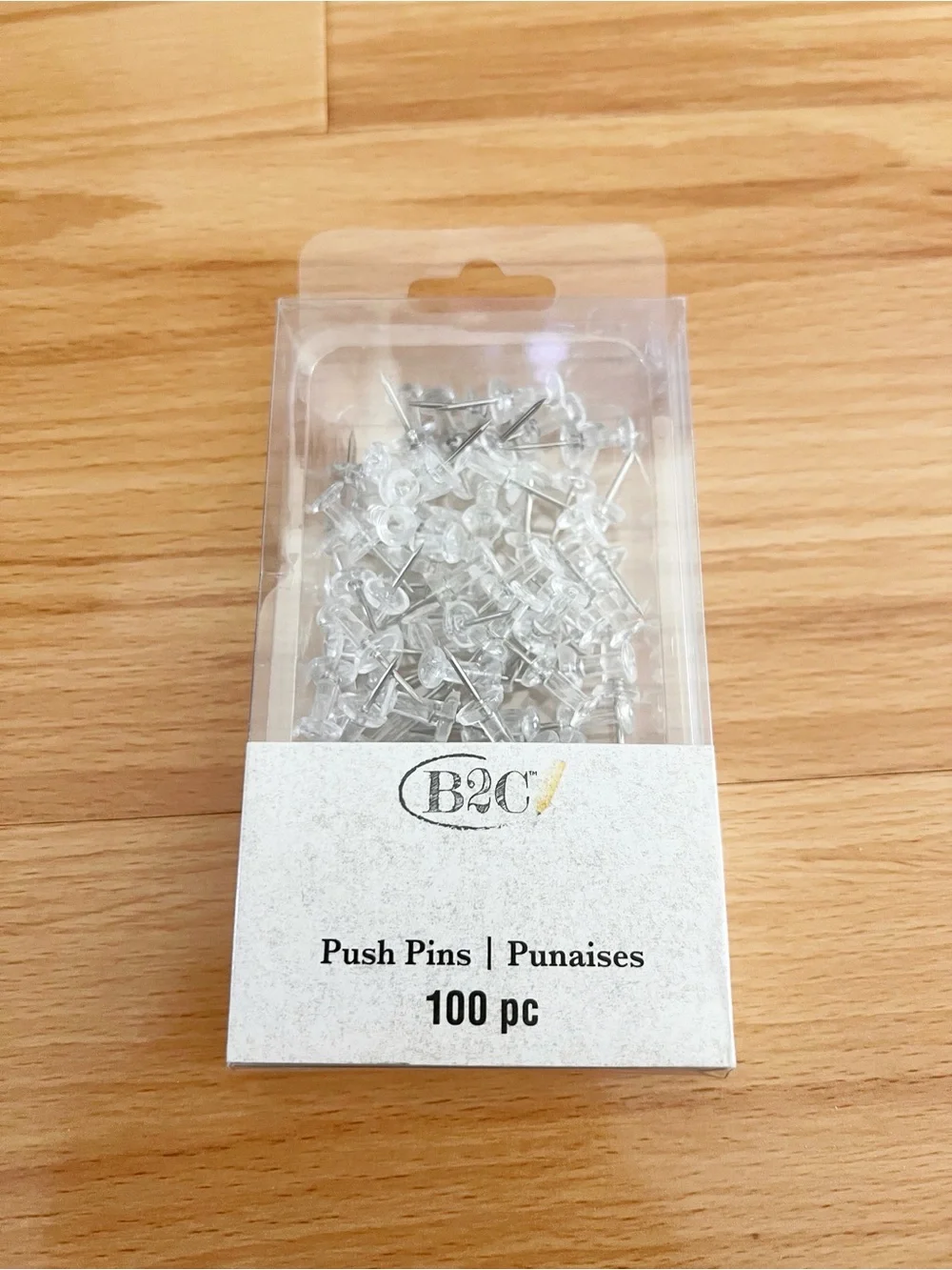 Clear Push Pins